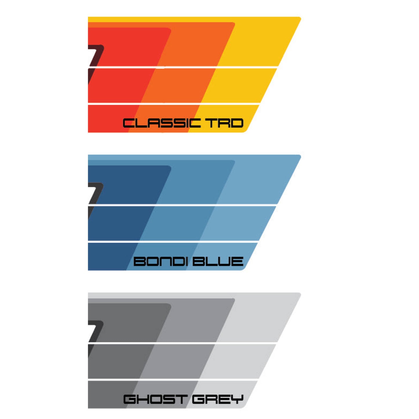 Decal Body Stripe Kit (Tweed) - 79 Series Dual Cab (2012-)