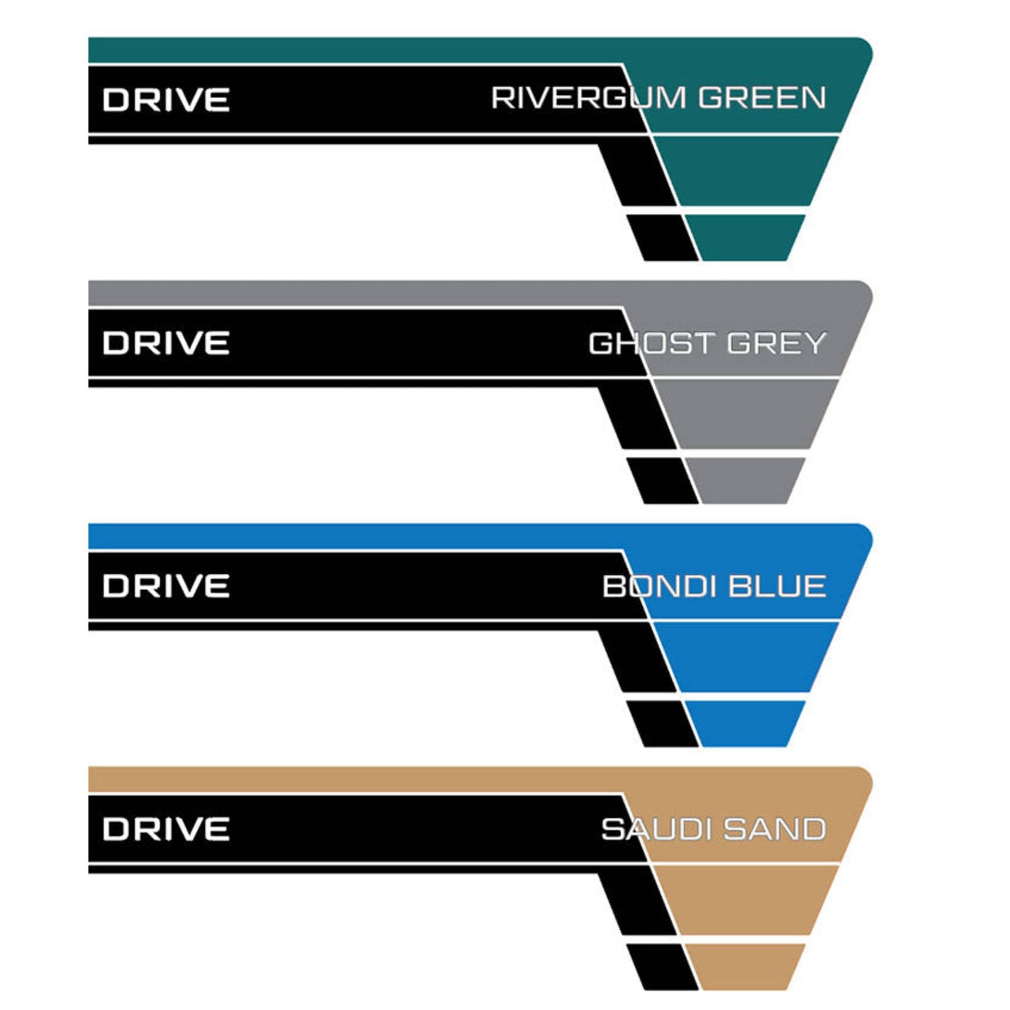 Decal Body Stripe Kit (Toowoomba) - 75 Series (1985–1999)