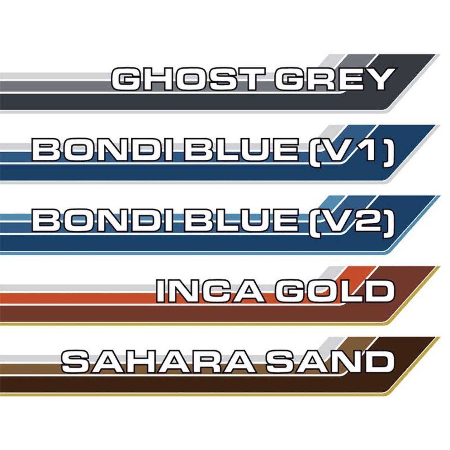 Decal Body Stripe Kit (Renmark) - 79 Series Dual Cab (2012-)