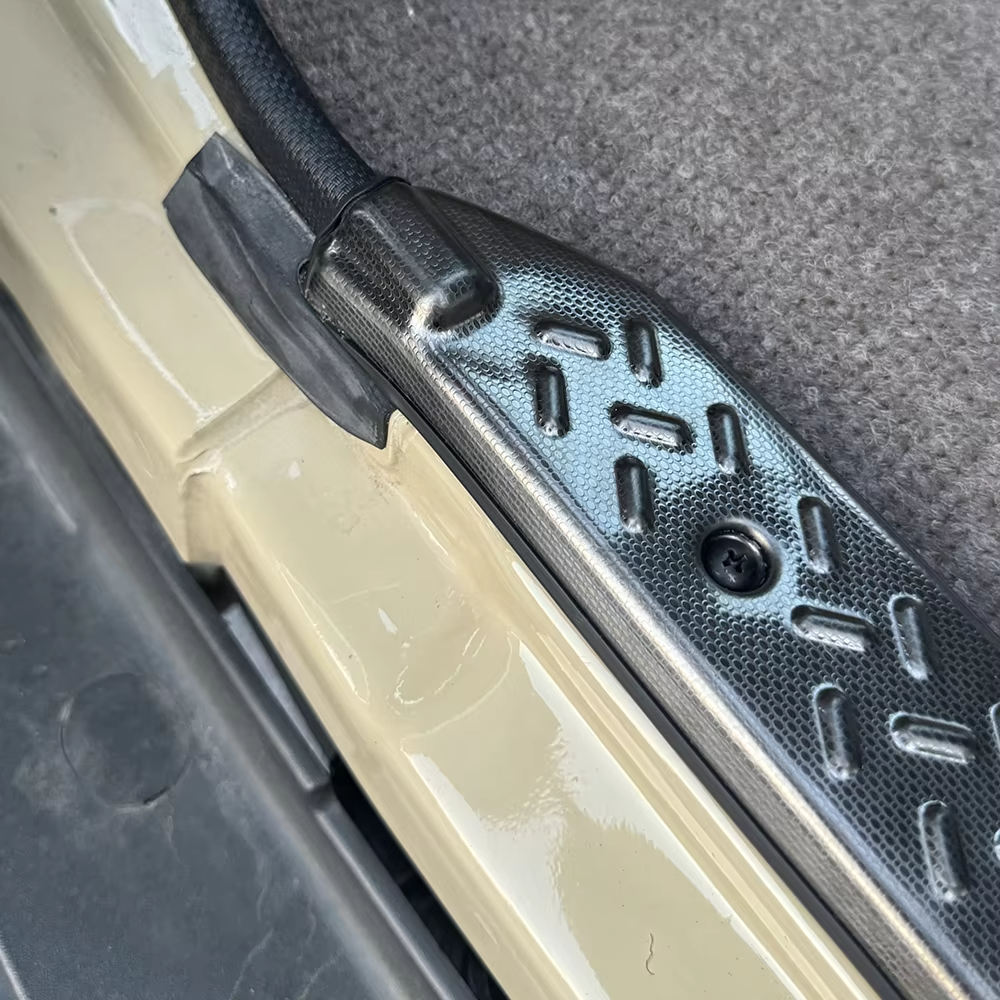 Toyota Land Cruiser Stainless Steel Barn Door Trim