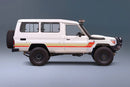 Decal Body Stripe Kit (Townsville) for the Toyota LandCruiser 78 Series Troop Carrier (1999-)