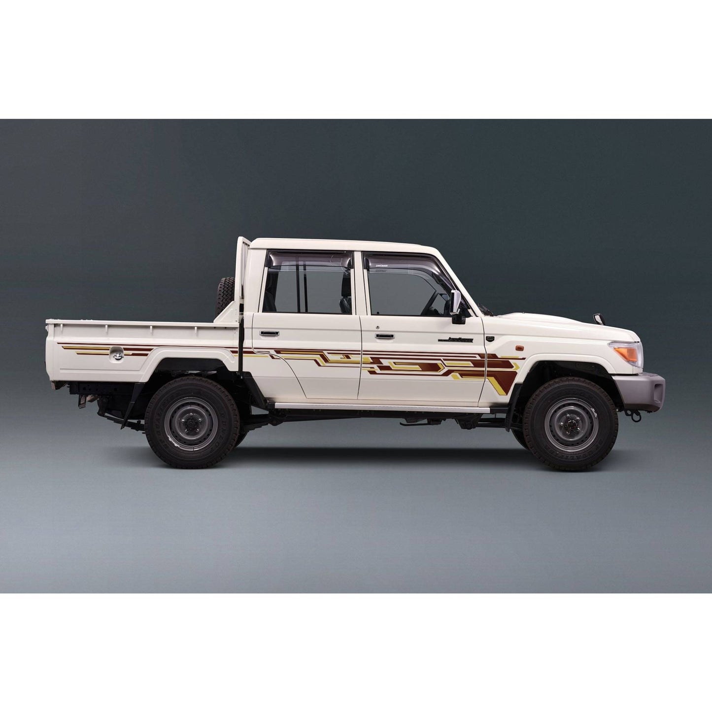 Decal Body Stripe Kit (Doha) - 79 Series Dual Cab (2012-)