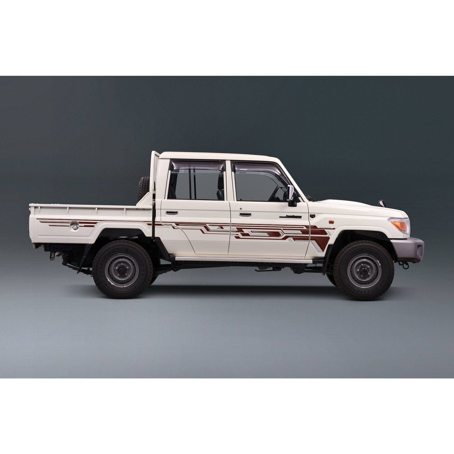 Decal Body Stripe Kit (Doha) - 79 Series Dual Cab (2012-)