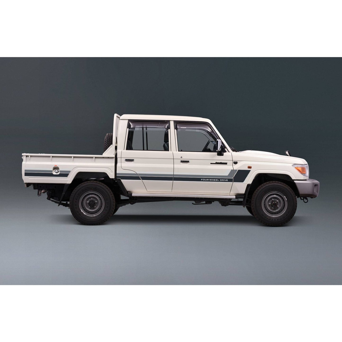 Decal Body Stripe Kit (Renmark) - 79 Series Dual Cab (2012-)