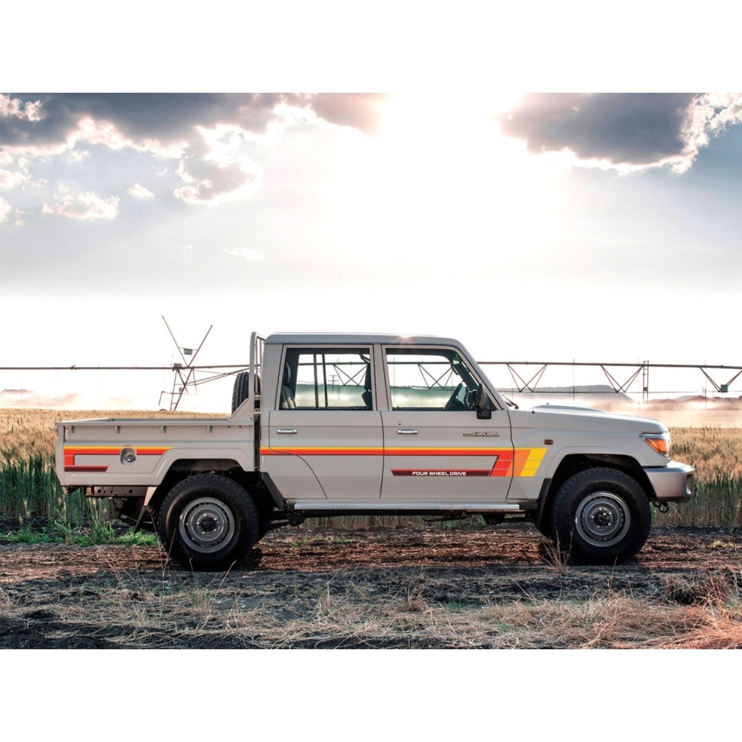 Decal Body Stripe Kit (Tweed) - 79 Series Dual Cab (2012-)