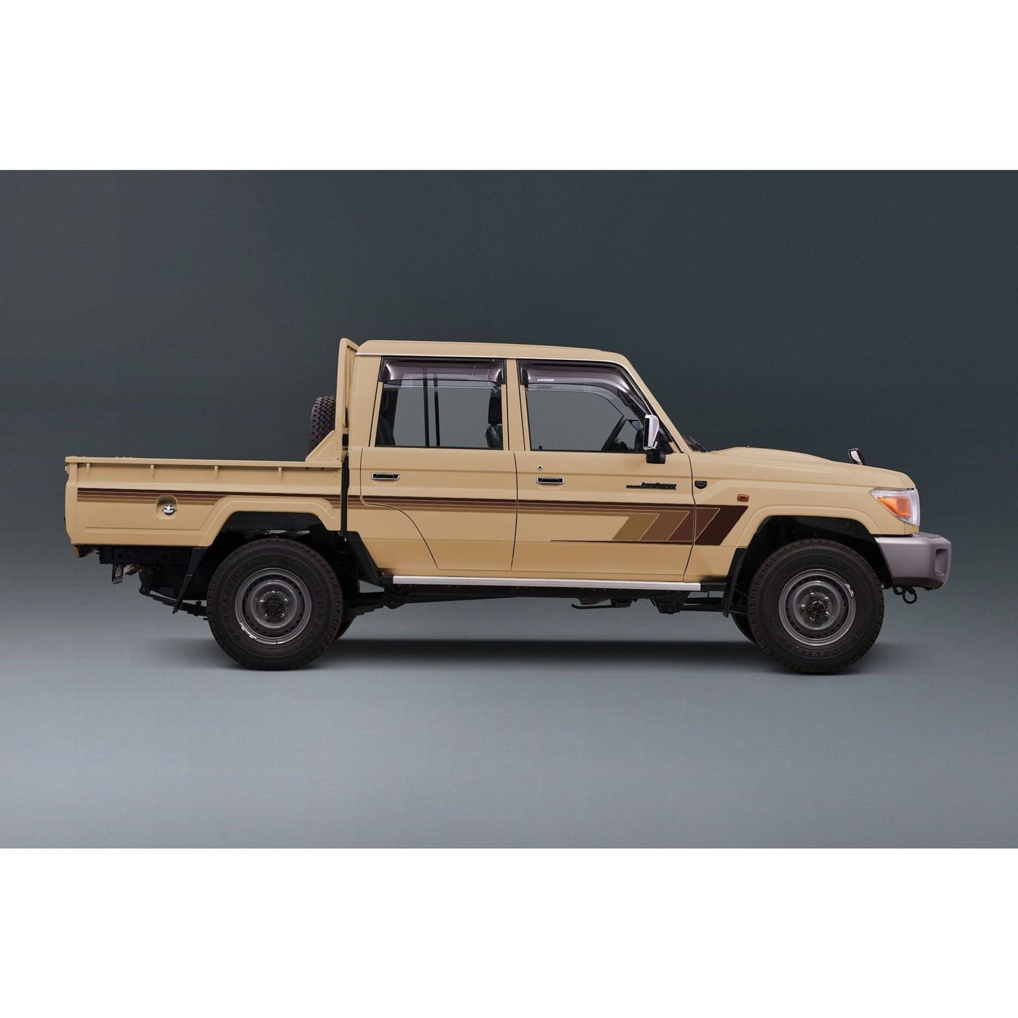 Decal Body Stripe Kit (Broome) - 79 Series Dual Cab (2012-)