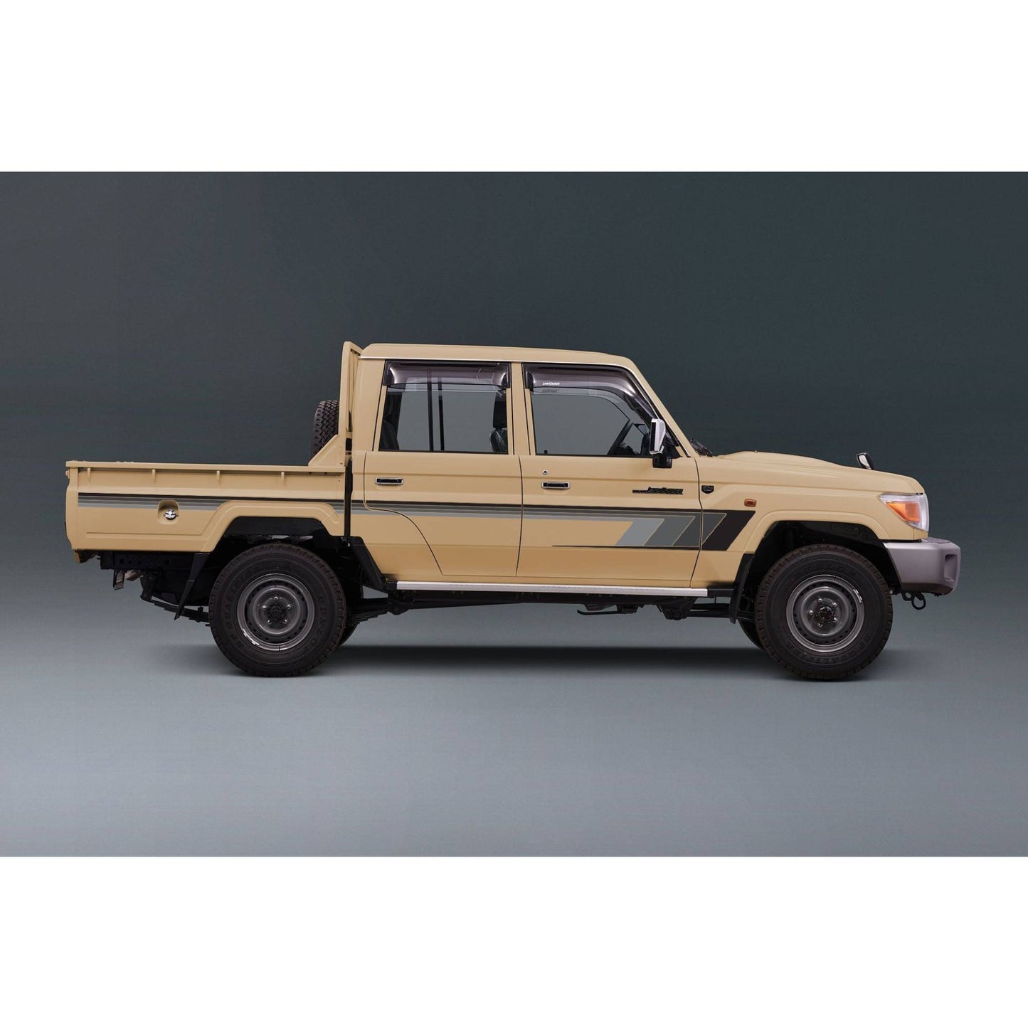 Decal Body Stripe Kit (Broome) - 79 Series Dual Cab (2012-)