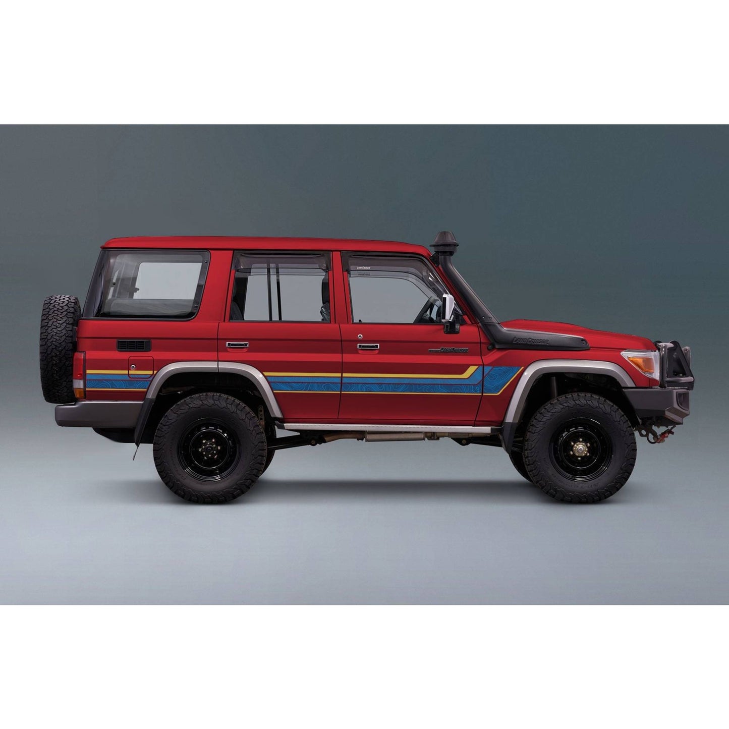 Decal Body Stripe Kit (Limited Edition Topographic Renmark) - 76 Series (2007-)