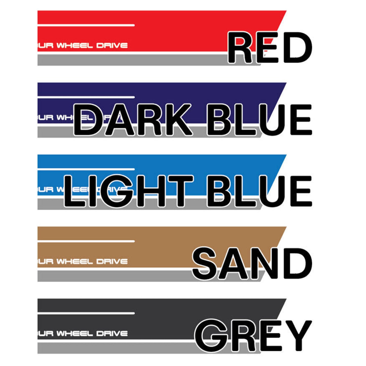 Decal Body Stripe Kit (Fairbridge) - 73/74 Series (1984–1990)
