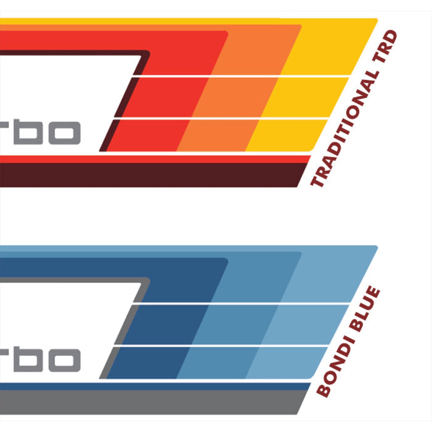 Decal Body Stripe Kit (Tweed) - 73/74 Series (1984–1990)