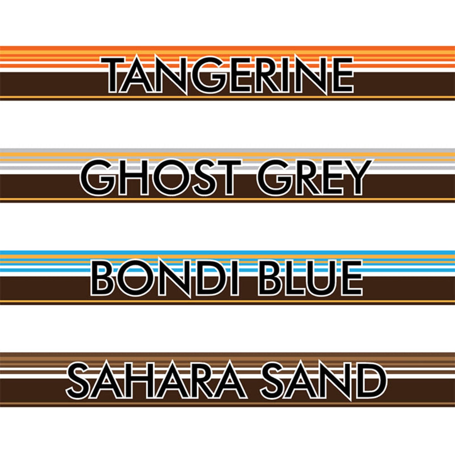 Decal Body Stripe Kit (Tarcutta) - 78 Series Troop Carrier (1999-)