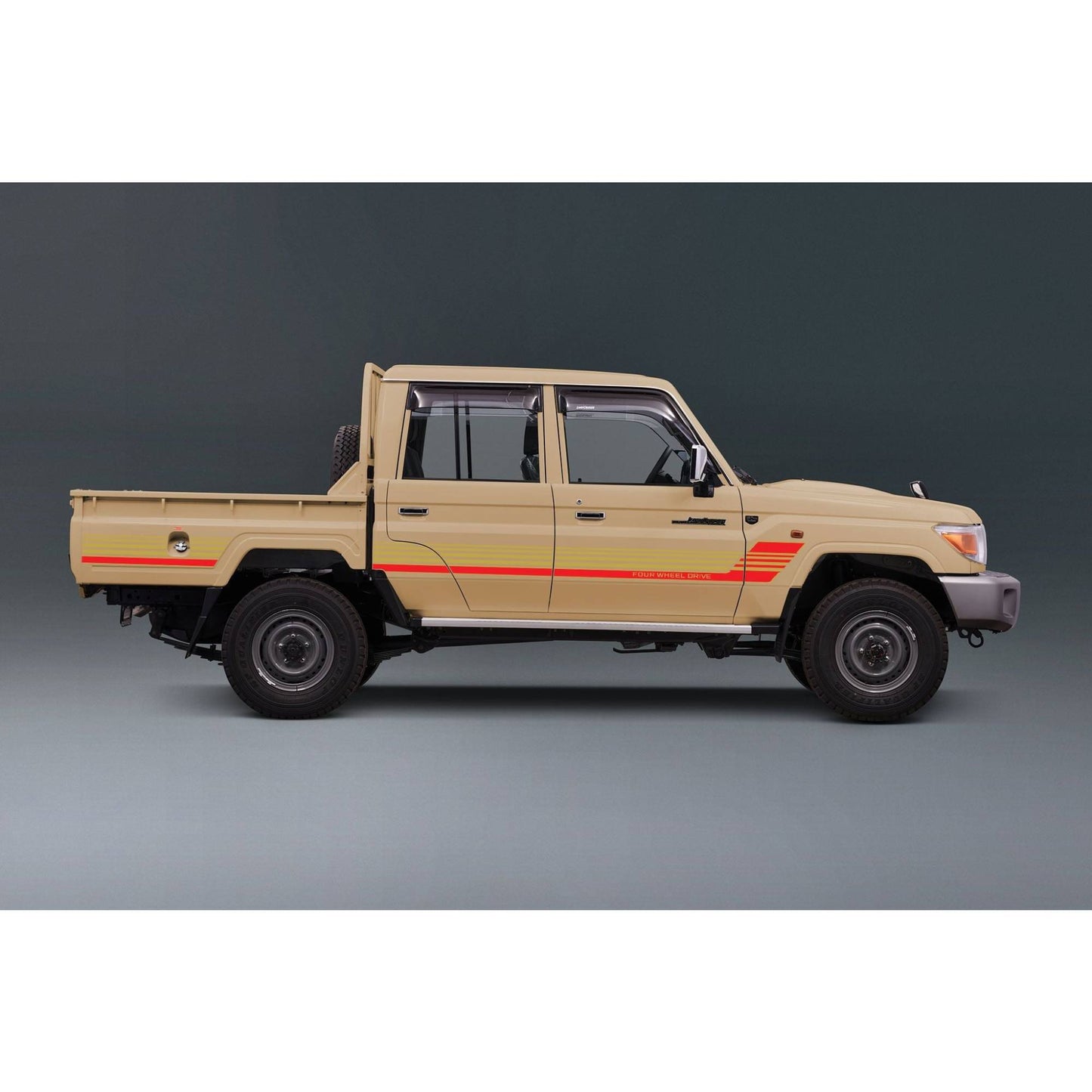 Decal Body Stripe Kit (Townsville) - 79 Series Dual Cab (2012-)