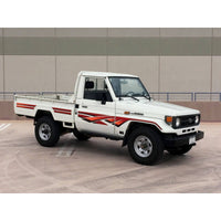 Decal Body Stripe Kit (Tenterfield) - 75 Series Single Cab (1985-1999)