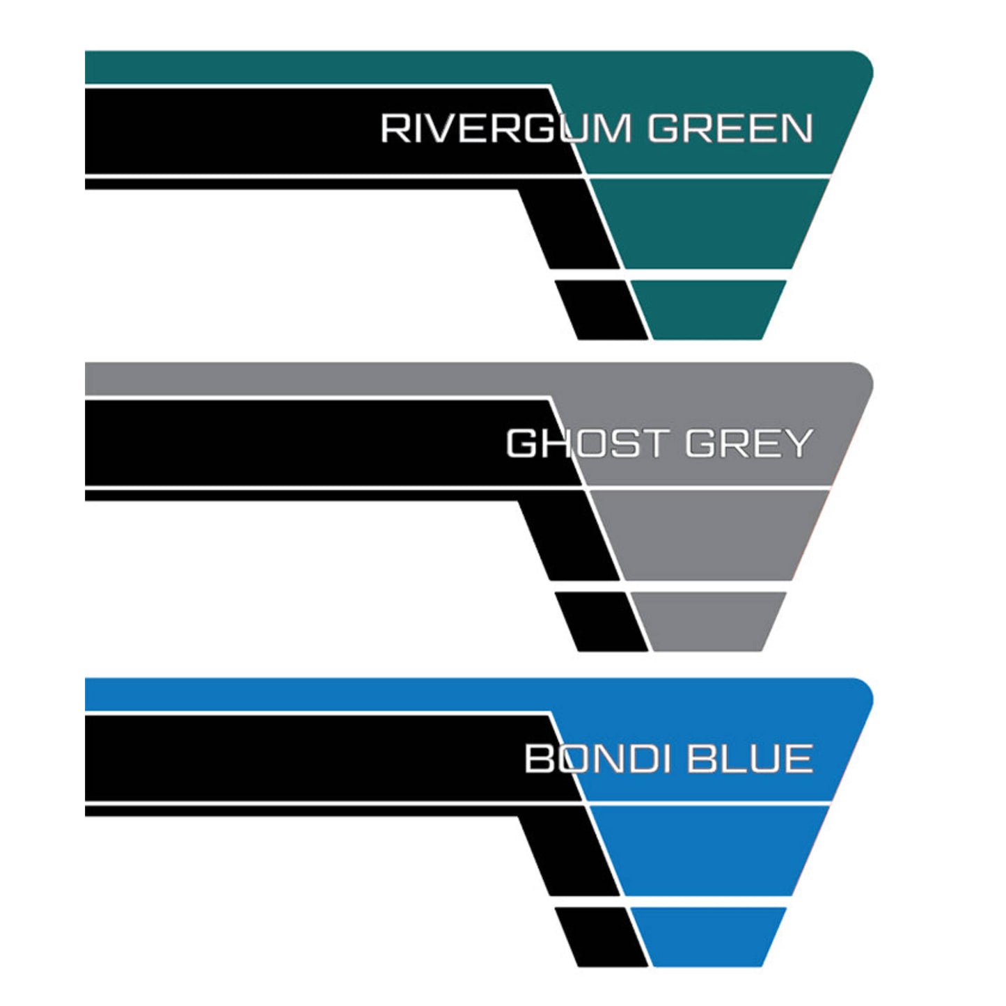 Decal Body Stripe Kit (Toowoomba) - 75 Series Single Cab (1985-1999)