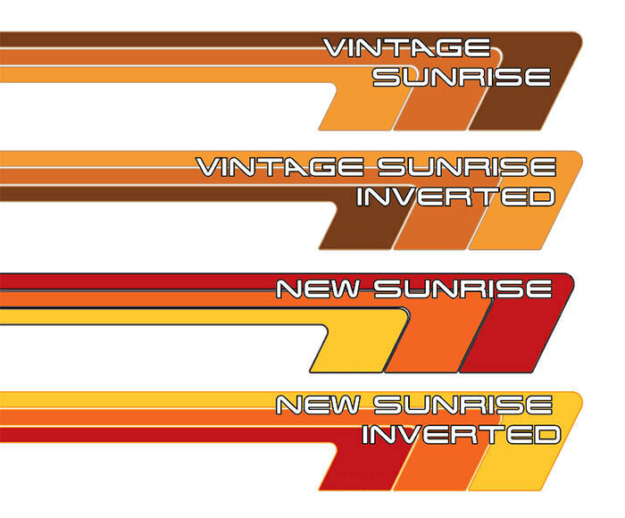 70 Series Land Cruiser Decal Body Stripe Kit (Ballina) -  71 Series/Bundera (1984–)