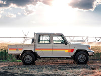 70 Series Land Cruiser Decal Body Stripe Kit (Ballina) - 79 Series Dual Cab (2012-)