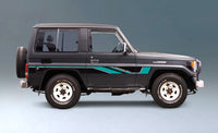 70 Series Land Cruiser Decal Body Stripe Kit (Barossa) -  71 Series/Bundera (1984–)