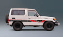 70 Series Land Cruiser Decal Body Stripe Kit (Barossa) - 73/74 Series (1984–1990)
