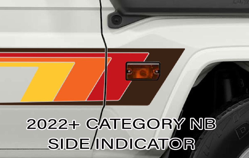 70 Series Land Cruiser Decal Body Stripe Kit (Broome) - 78 Series Troop Carrier (1999-)