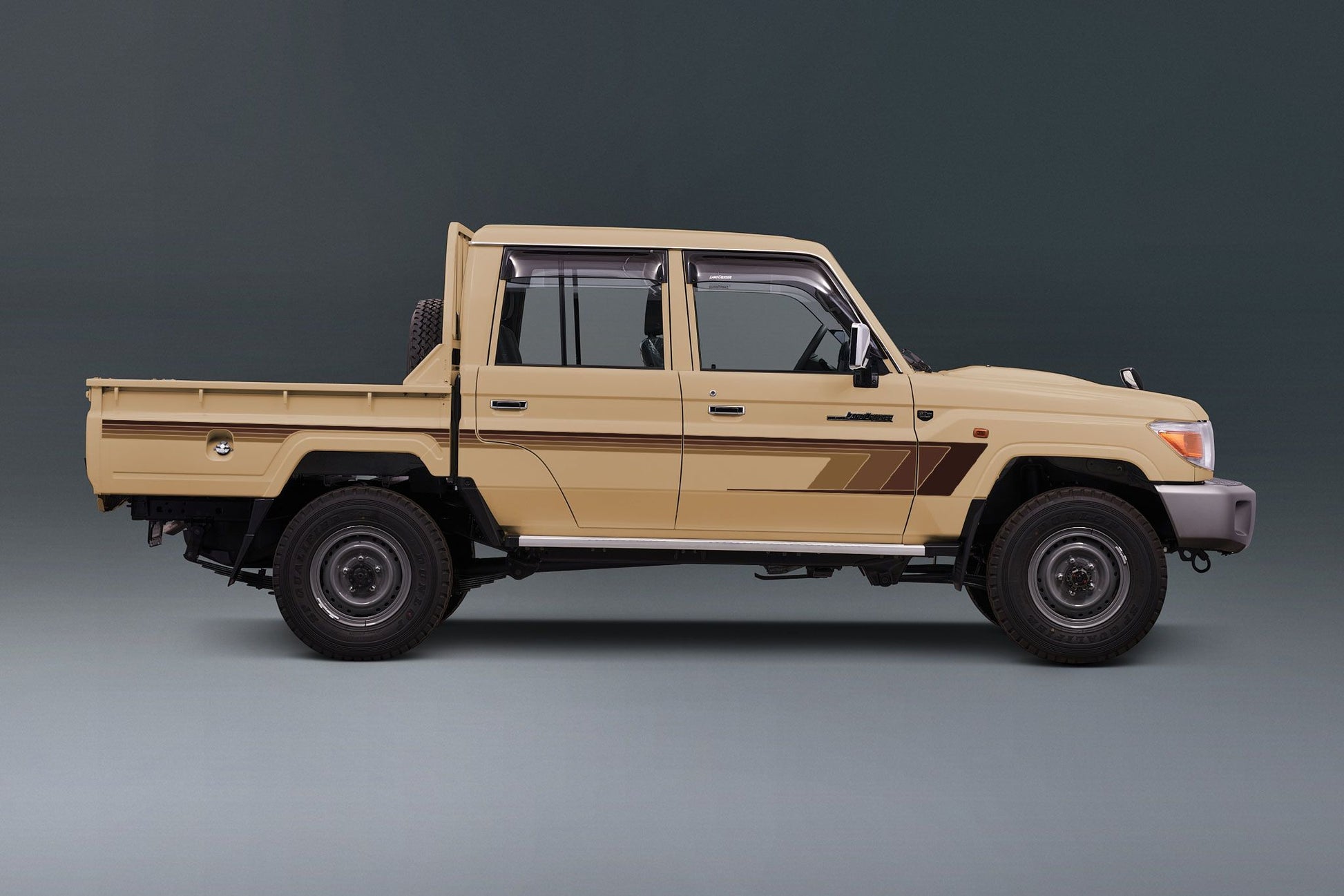 70 Series Land Cruiser Decal Body Stripe Kit (Broome) - 79 Series Dual Cab (2012-)