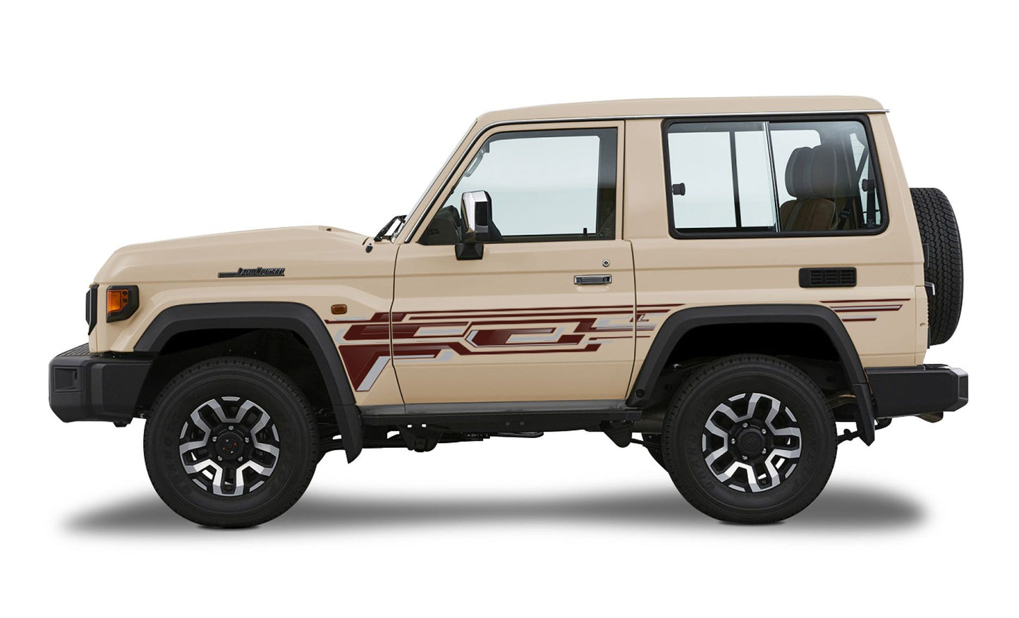70 Series Land Cruiser Decal Body Stripe Kit (Doha) -  71 Series (2023-)