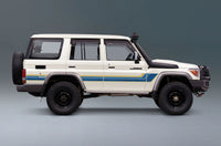 70 Series Land Cruiser Decal Body Stripe Kit (Limited Edition Topographic Renmark) - 76 Series (2007-)
