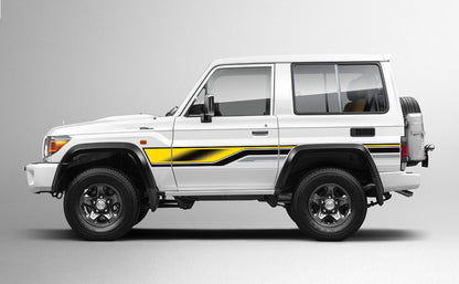 70 Series Land Cruiser Decal Body Stripe Kit (Mecca) -  71 Series (2023-)