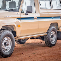 70 Series Land Cruiser Decal Body Stripe Kit (Mount Isa) - 78 Series Troop Carrier (1999-)