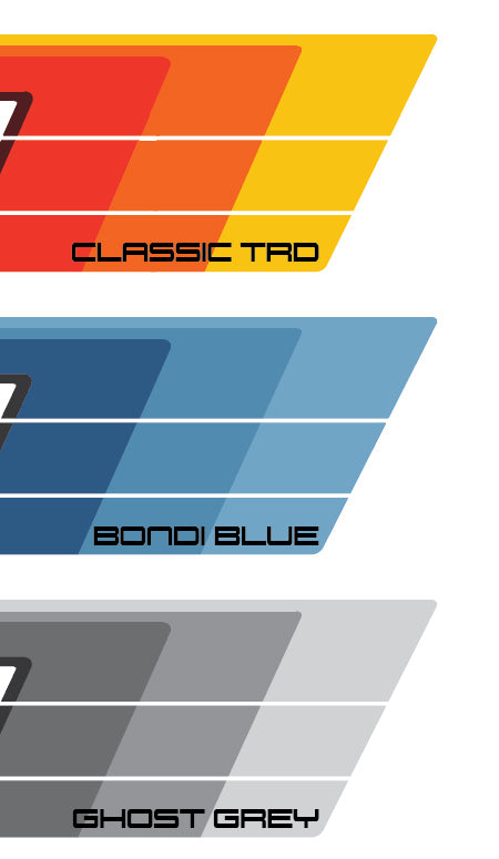 70 Series Land Cruiser Decal Body Stripe Kit (Tweed) - 75 Series (1985–1999)