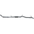 70 Series Land Cruiser Extreme Duty Exhaust - 76 Series Wagon with Auxiliary Fuel Tank (01/2007 - 10/2016)