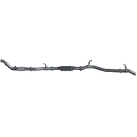 70 Series Land Cruiser Extreme Duty Exhaust - 76 Series Wagon with Auxiliary Fuel Tank (01/2007 - 10/2016)
