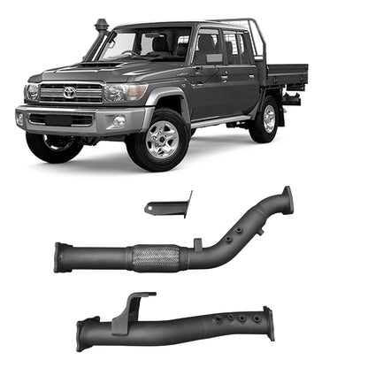 70 Series Land Cruiser Extreme Duty Exhaust DPF Adaptor Kit - 76 Series Wagon, 79 Series Single and Dual Cab (11/2016 - On)