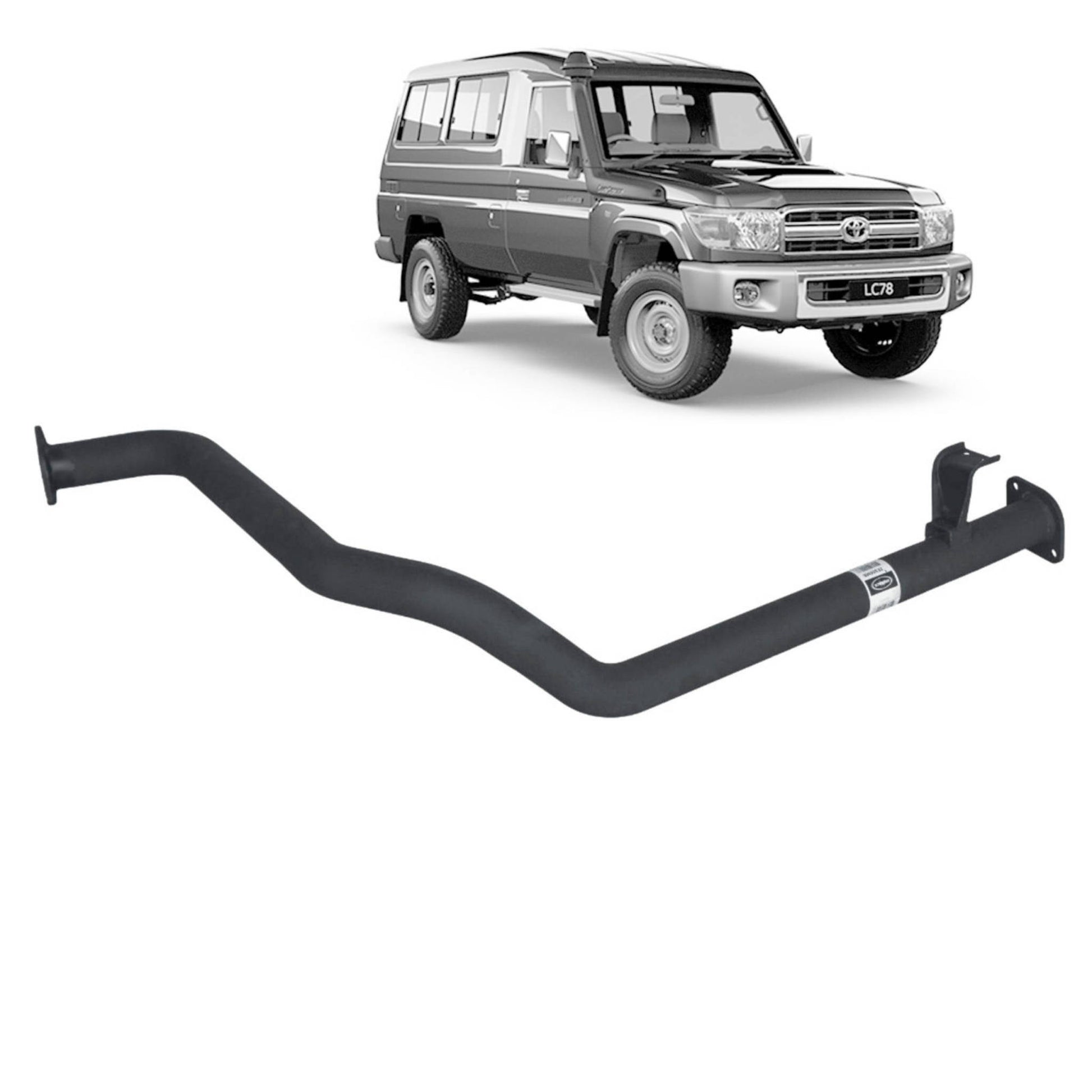 70 Series Land Cruiser Performance Exhaust System - 75/78 Series 4.2L 1HZ