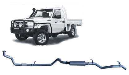 Toyota Land Cruiser Redback Extreme Duty Exhaust for Toyota Landcruiser 79 Series 4.2L 1HZ (10/1999 - 01/2007)