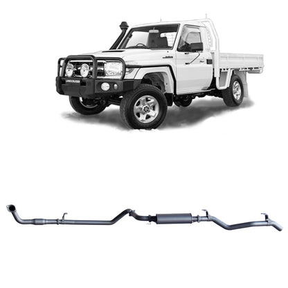 Toyota Land Cruiser Redback Extreme Duty Exhaust for Toyota Landcruiser 79 Series 4.2L TD (01/2001 - 01/2007)