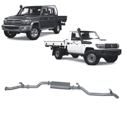 Toyota Land Cruiser Redback Extreme Duty Exhaust for Toyota Landcruiser 79 Series Single and Double Cab (11/2016 - on)