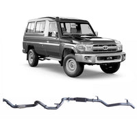 Extreme Duty 3" Turbo Back Exhaust for the Toyota LandCruiser 78 Series Troop Carrier (03/2007 - 10/2016) (view 2)