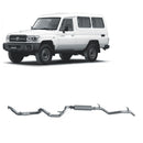 Extreme Duty 3" Factory Dump Pipe Back Exhaust for the Toyota LandCruiser 78 Series 4.2L TD (01/2001 - 01/2007) (view 5)